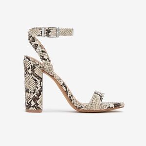 Express Snakeskin Print Essex Heel